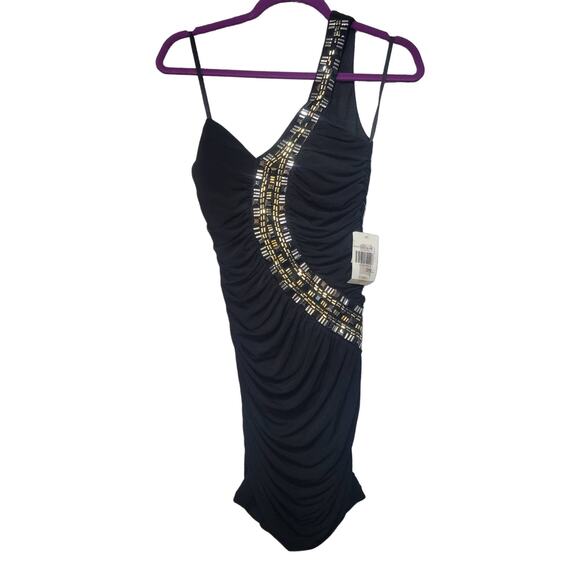 Jodi Kristopher Dresses & Skirts - Jodi Kristopher Black Mini‎ Bodycon Dress Size S